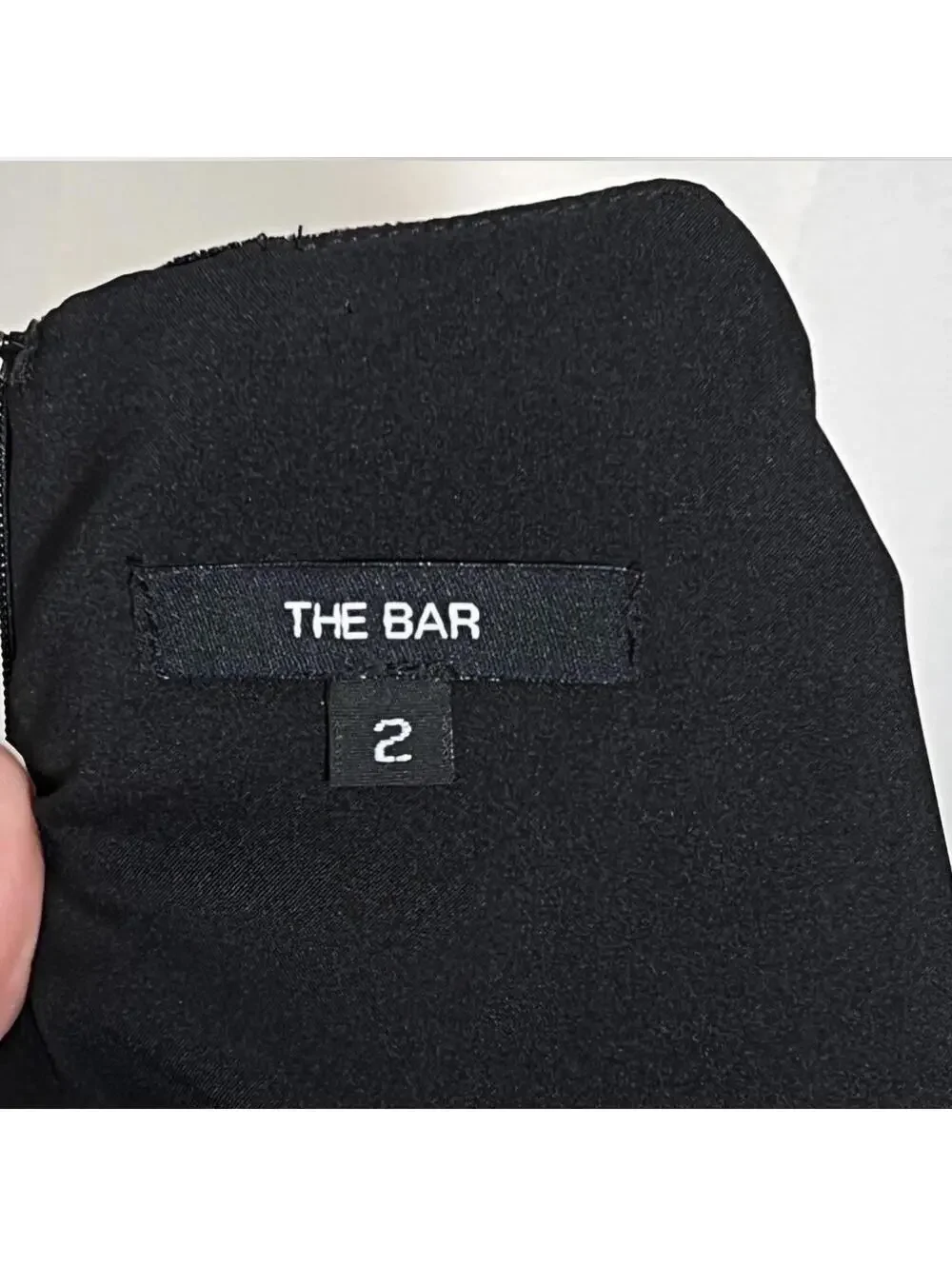 Black Velvet Strapless Mini Dress – Size 2 - Picture 7 of 8